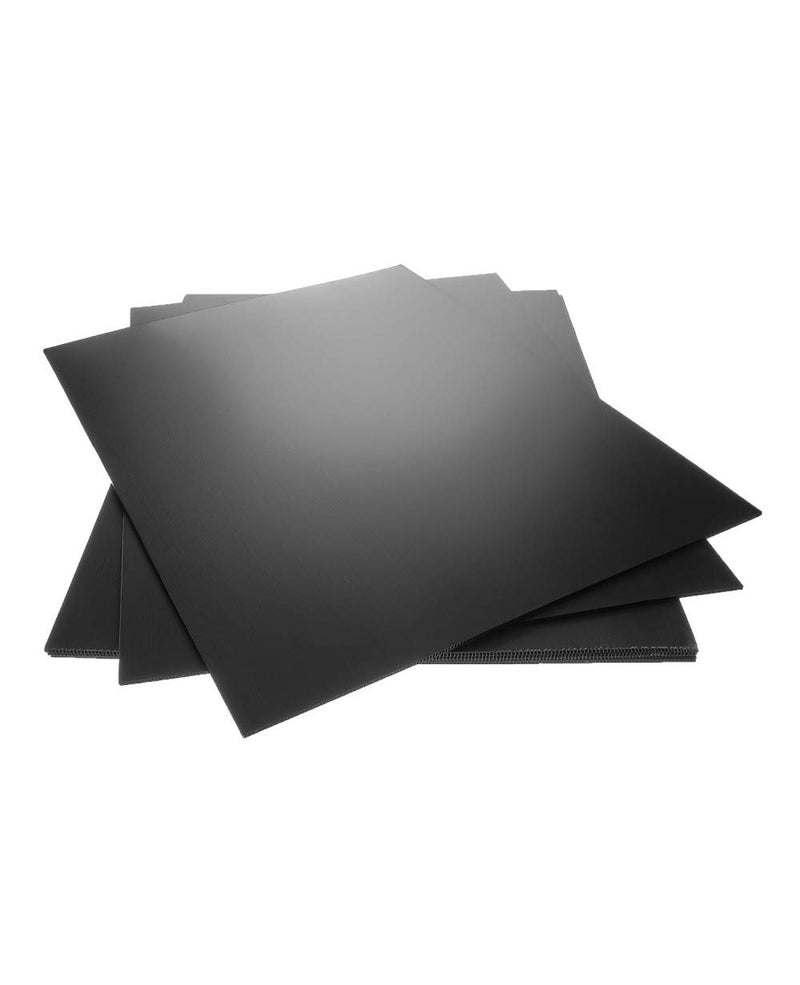 SourceOne Premium Corrugated Plastic Sign Boards White, Black, Yellow & Blue - Image 1